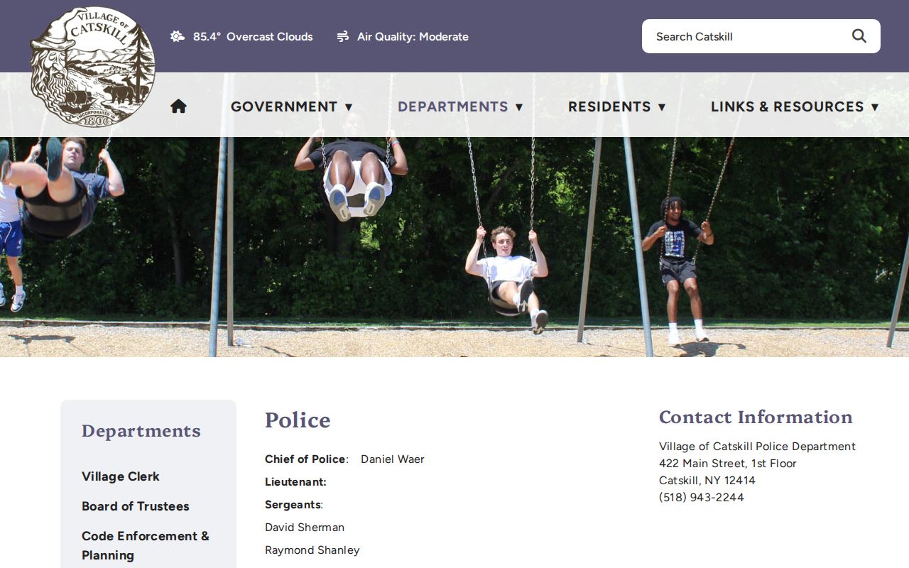 Catskill Police Department source for Greene County criminal records